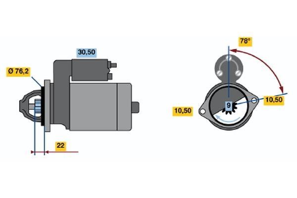 Bosch 0 986 017 330 Стартер 0986017330: Отличная цена - Купить в Польше на 2407.PL!