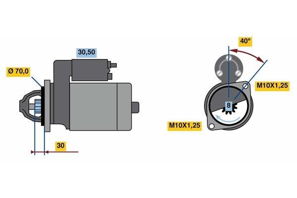 Bosch 0 986 023 720 Starter 0986023720: Buy near me in Poland at 2407.PL - Good price!