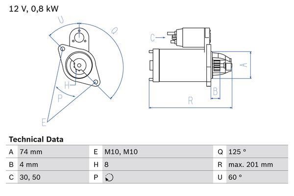 Bosch 0 986 029 200 Стартер 0986029200: Приваблива ціна - Купити у Польщі на 2407.PL!