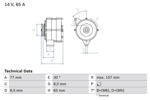 Bosch 0 986 041 600 Alternator 0986041600: Atrakcyjna cena w Polsce na 2407.PL - Zamów teraz!