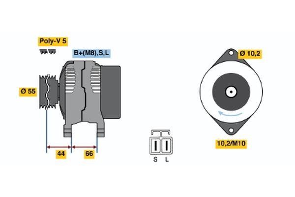 Bosch 0 986 042 921 Alternator 0986042921: Dobra cena w Polsce na 2407.PL - Kup Teraz!