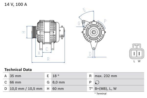 Купить Bosch 0 986 048 340 по низкой цене в Польше!