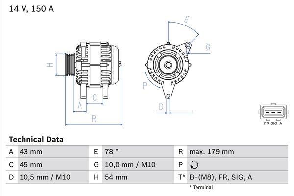 Купить Bosch 0 986 049 161 по низкой цене в Польше!