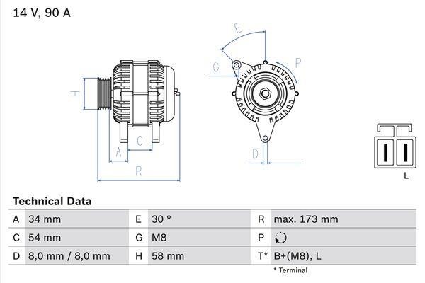 Купить Bosch 0 986 049 191 по низкой цене в Польше!