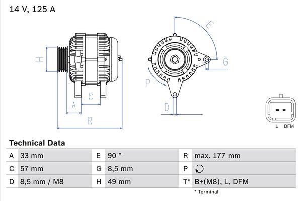 Купить Bosch 0 986 080 270 по низкой цене в Польше!