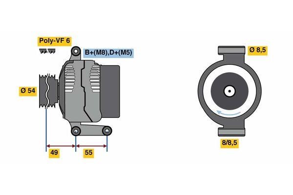 Bosch 0 986 080 980 Generator 0986080980: Kaufen Sie zu einem guten Preis in Polen bei 2407.PL!