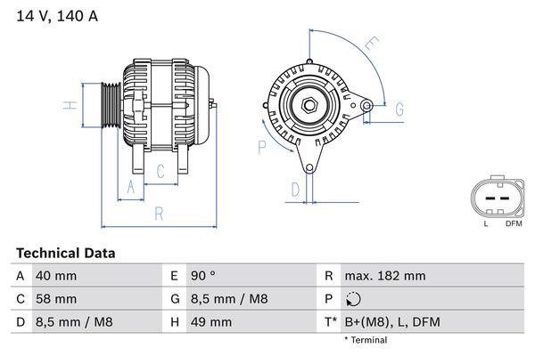 Купить Bosch 0 986 083 050 по низкой цене в Польше!