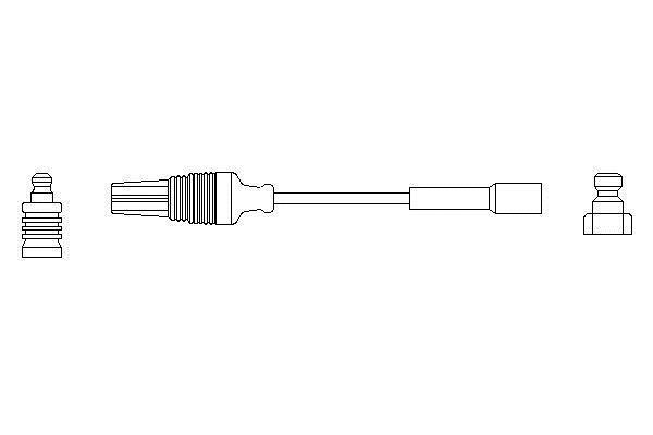 Bosch 0 986 356 071 Ignition cable 0986356071: Buy near me in Poland at 2407.PL - Good price!