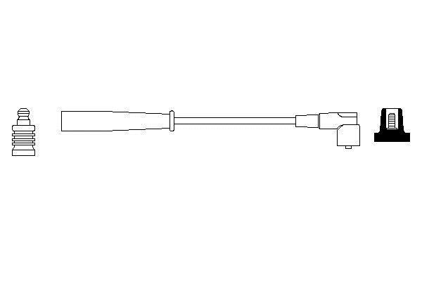 Bosch 0 986 356 133 Провод высоковольтный 0986356133: Отличная цена - Купить в Польше на 2407.PL!