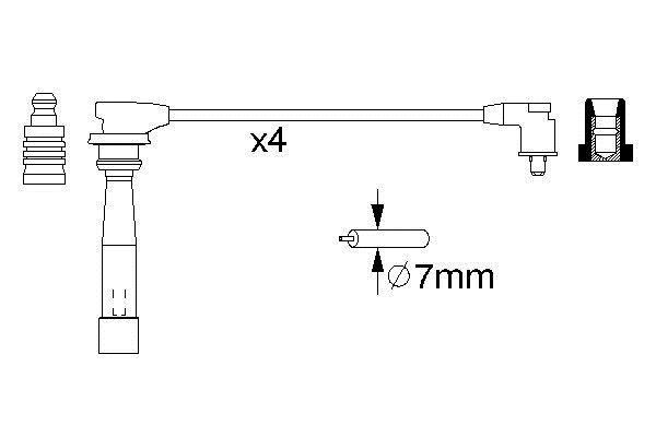 Bosch 0 986 356 989 Zündkabel kit 0986356989: Kaufen Sie zu einem guten Preis in Polen bei 2407.PL!