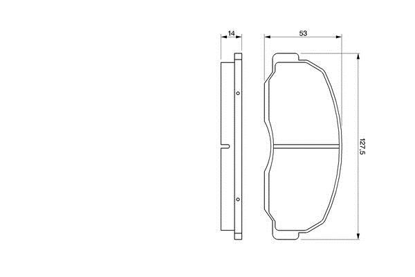 Bosch 0 986 424 180 Тормозные колодки дисковые, комплект 0986424180: Отличная цена - Купить в Польше на 2407.PL!