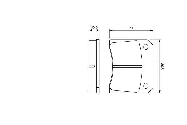 Bosch 0 986 424 685 Тормозные колодки дисковые, комплект 0986424685: Отличная цена - Купить в Польше на 2407.PL!