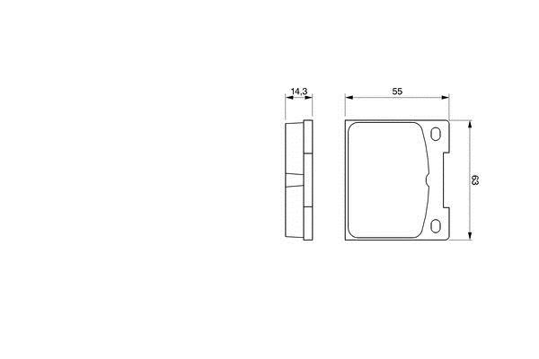 Bosch Bremsbelagsatz – Preis 529 PLN