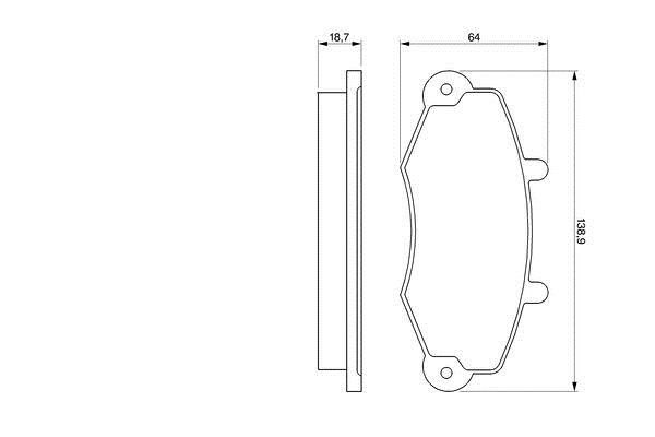 Bosch 0 986 460 963 Scheibenbremsbeläge, Set 0986460963: Kaufen Sie zu einem guten Preis in Polen bei 2407.PL!