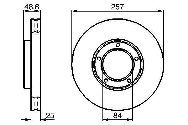 Bosch 0 986 478 397 Тормозной диск передний вентилируемый 0986478397: Отличная цена - Купить в Польше на 2407.PL!