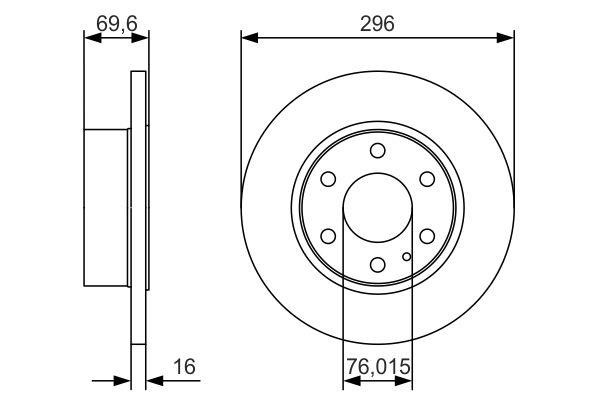 Bosch 0 986 479 A51 Tarcza hamulcowa 0986479A51: Dobra cena w Polsce na 2407.PL - Kup Teraz!