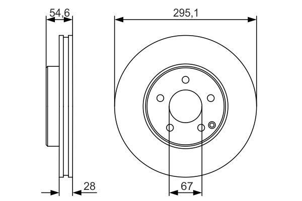 Bosch 0 986 479 R99 Front brake disc ventilated 0986479R99: Buy near me at 2407.PL in Poland at an Affordable price!