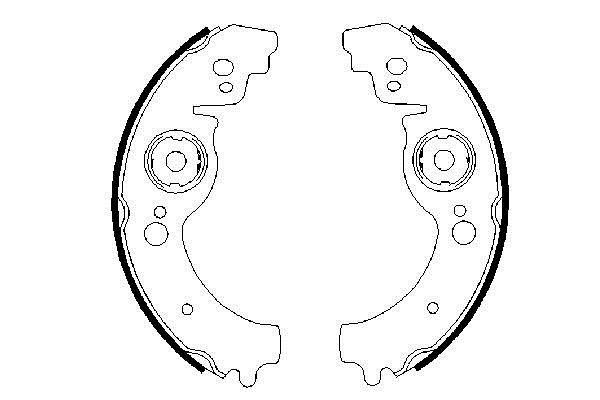 Bosch 0 986 487 334 Bremsbackensatz 0986487334: Kaufen Sie zu einem guten Preis in Polen bei 2407.PL!