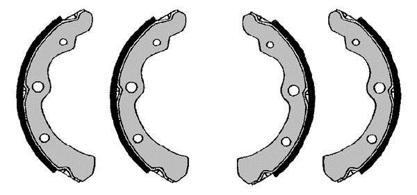 Bosch 0 986 487 442 Brake shoe set 0986487442: Buy near me at 2407.PL in Poland at an Affordable price!