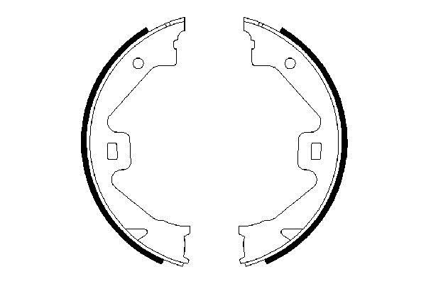 Bosch 0 986 487 650 Колодки гальмівні стояночного гальма 0986487650: Приваблива ціна - Купити у Польщі на 2407.PL!