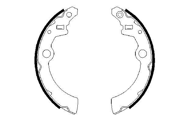 Bosch 0 986 487 682 Bremsbackensatz 0986487682: Kaufen Sie zu einem guten Preis in Polen bei 2407.PL!