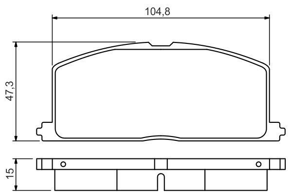 Bosch 0 986 495 234 Brake Pad Set, disc brake 0986495234: Buy near me in Poland at 2407.PL - Good price!