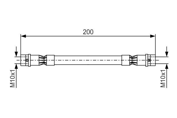 Bosch 1 987 476 402 Bremsschlauch 1987476402: Kaufen Sie zu einem guten Preis in Polen bei 2407.PL!