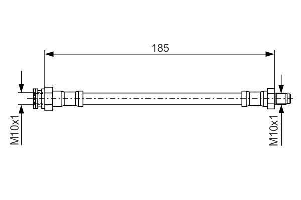 Bosch 1 987 476 416 Bremsschlauch 1987476416: Kaufen Sie zu einem guten Preis in Polen bei 2407.PL!