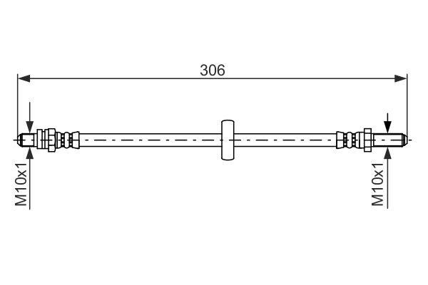 Bosch 1 987 476 606 Bremsschlauch 1987476606: Kaufen Sie zu einem guten Preis in Polen bei 2407.PL!