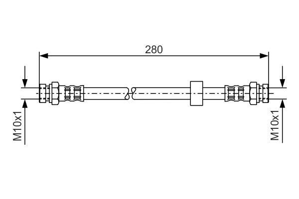 Bosch 1 987 476 732 Brake Hose 1987476732: Buy near me in Poland at 2407.PL - Good price!