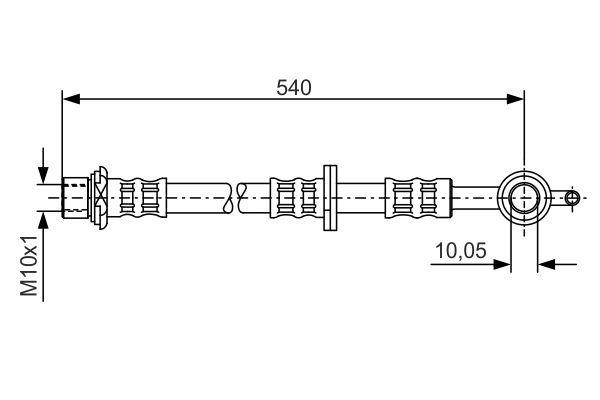 1987476834 Bosch Bremsschlauch