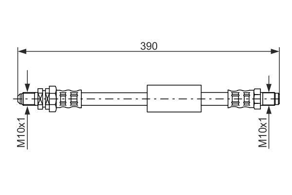 Bosch 1 987 476 840 Brake Hose 1987476840: Buy near me in Poland at 2407.PL - Good price!