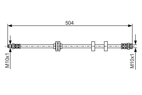 Bosch Bremsschlauch – Preis 292 PLN