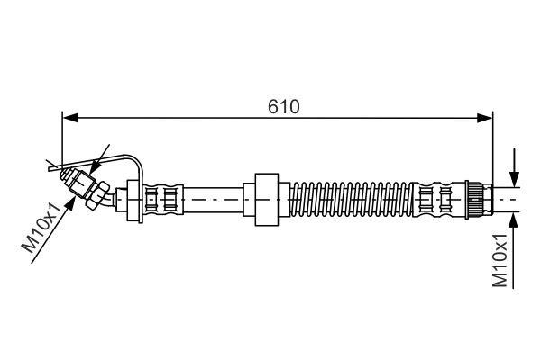 Bosch Bremsschlauch – Preis 478 PLN