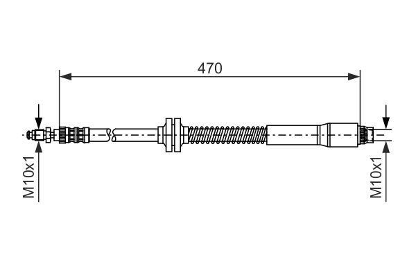 Bosch Bremsschlauch – Preis 404 PLN