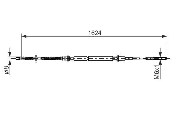 Bosch 1 987 477 407 Linka hamulca tył 1987477407: Atrakcyjna cena w Polsce na 2407.PL - Zamów teraz!