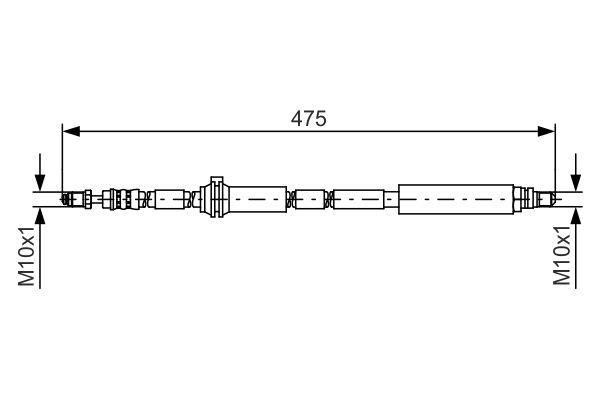 Bosch Brake Hose – price 72 PLN