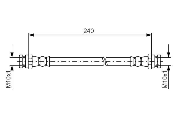 Bosch 1 987 481 553 Przewód hamulcowy elastyczny 1987481553: Dobra cena w Polsce na 2407.PL - Kup Teraz!