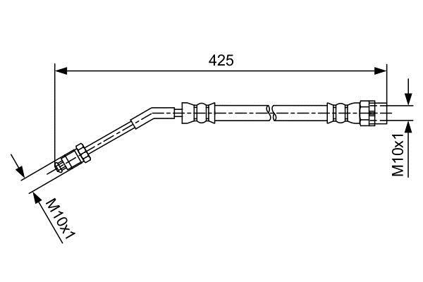 1987481587 Bosch Bremsschlauch