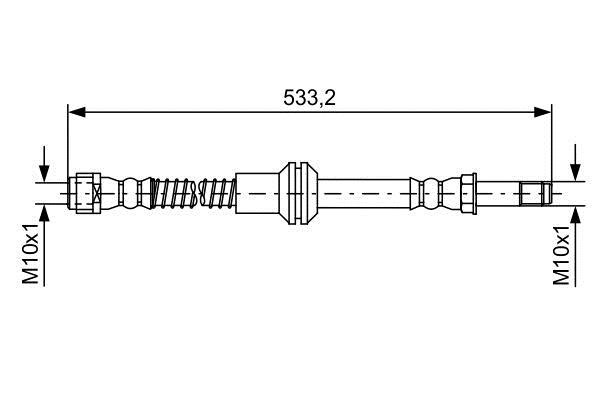 1987481609 Bosch Bremsschlauch