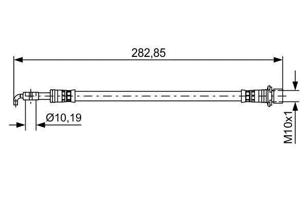 Bosch 1 987 481 643 Гальмівний шланг 1987481643: Купити у Польщі - Добра ціна на 2407.PL!