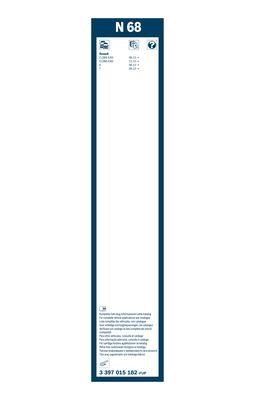 Rahmenwischerblatt 650 mm (26") Bosch 3 397 015 182