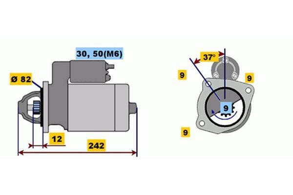 Bosch 0 001 109 048 Anlasser 0001109048: Kaufen Sie zu einem guten Preis in Polen bei 2407.PL! 0001109048 Bosch Anlasser