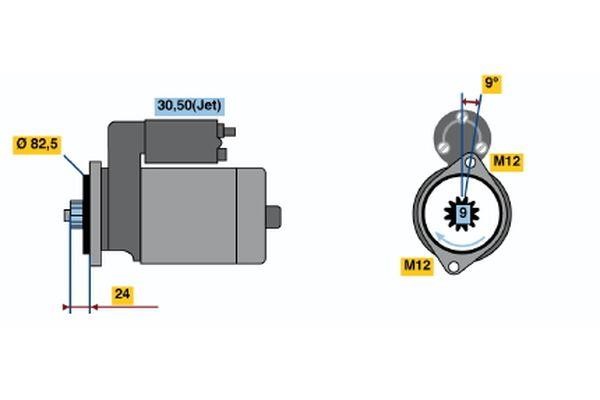 0001125513 Bosch Anlasser