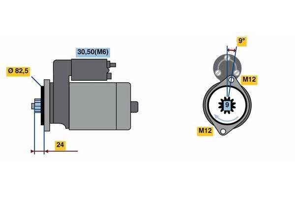 0001125602 Bosch Anlasser