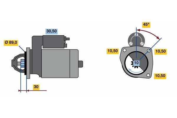 0001262020 Bosch Anlasser