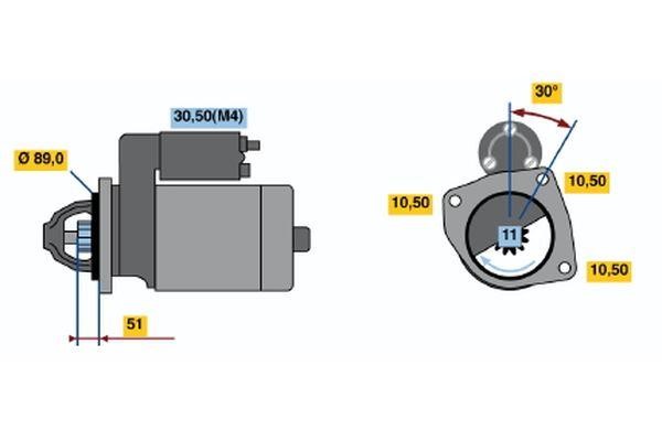 0001362052 Bosch Anlasser