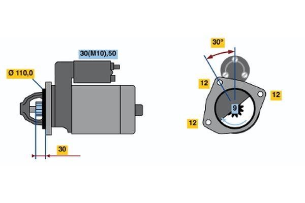 Bosch 0 001 362 073 Стартер 0001362073: Приваблива ціна - Купити у Польщі на 2407.PL!