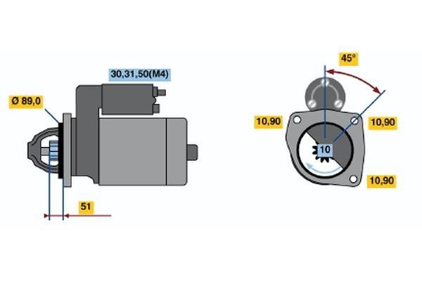 Bosch 0 001 368 067 Стартер 0001368067: Отличная цена - Купить в Польше на 2407.PL!