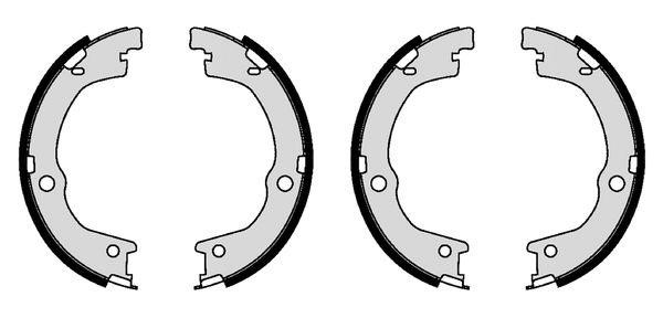 Bosch F 026 008 024 Parking brake shoes F026008024: Buy near me in Poland at 2407.PL - Good price!